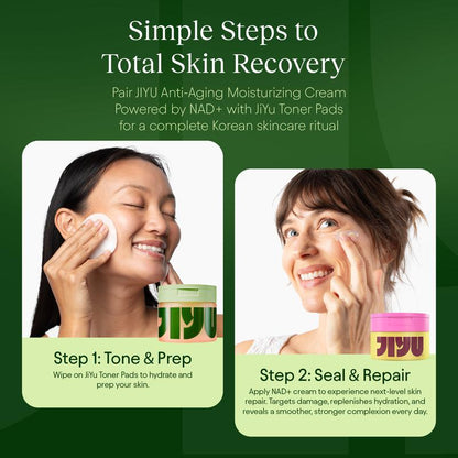 Toner Pads & NAD+ Anti-Aging Moisturizing Cream