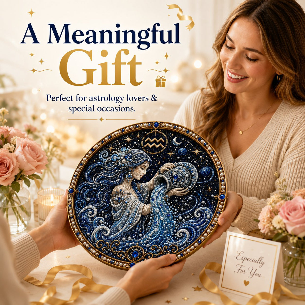 Zodiac pearl art DIY kit — zodiac gift idea