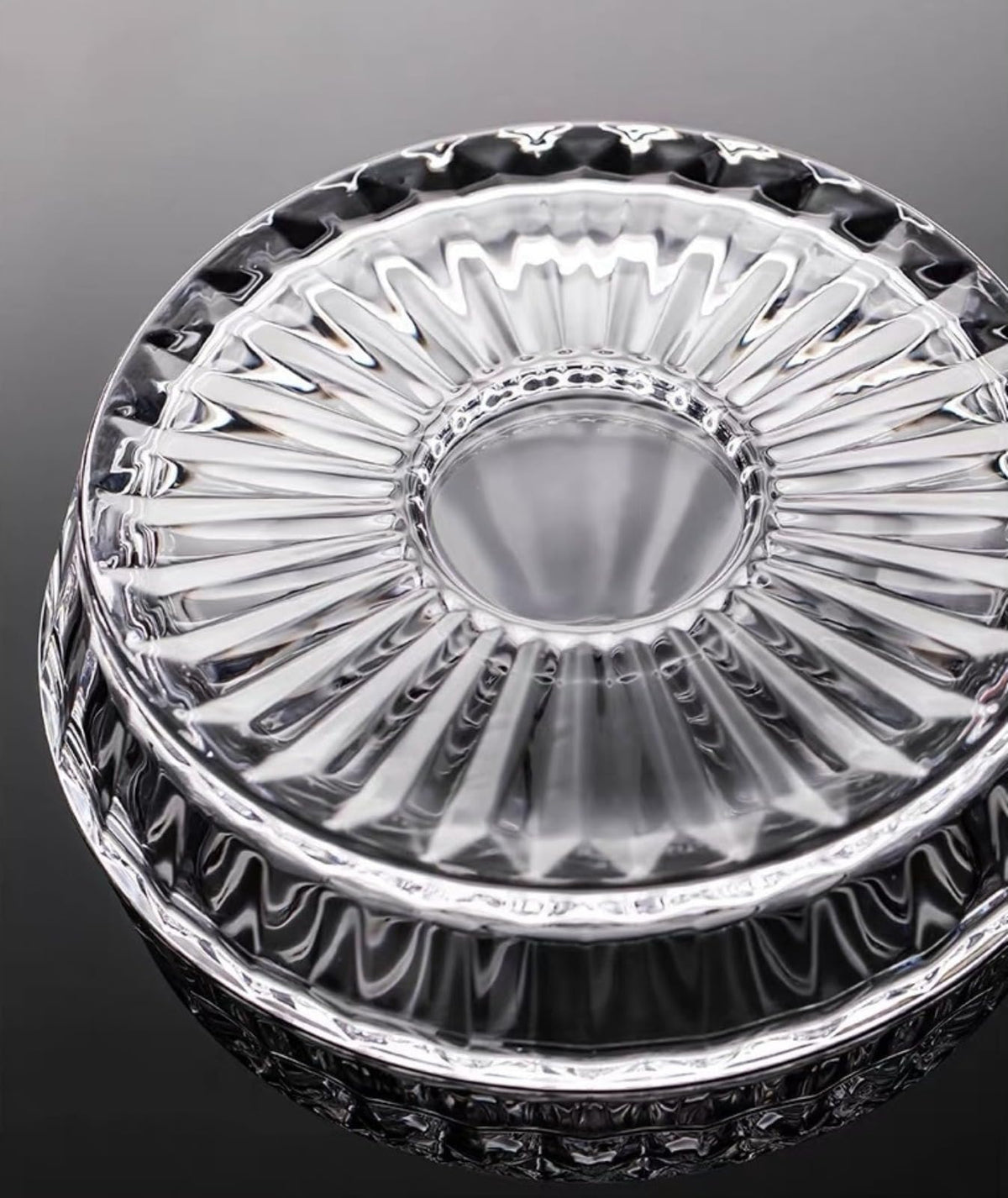 Rotating Crystal Whiskey Tumbler Glass