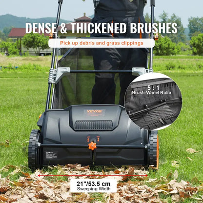VEVOR push lawn sweeper — product image 3