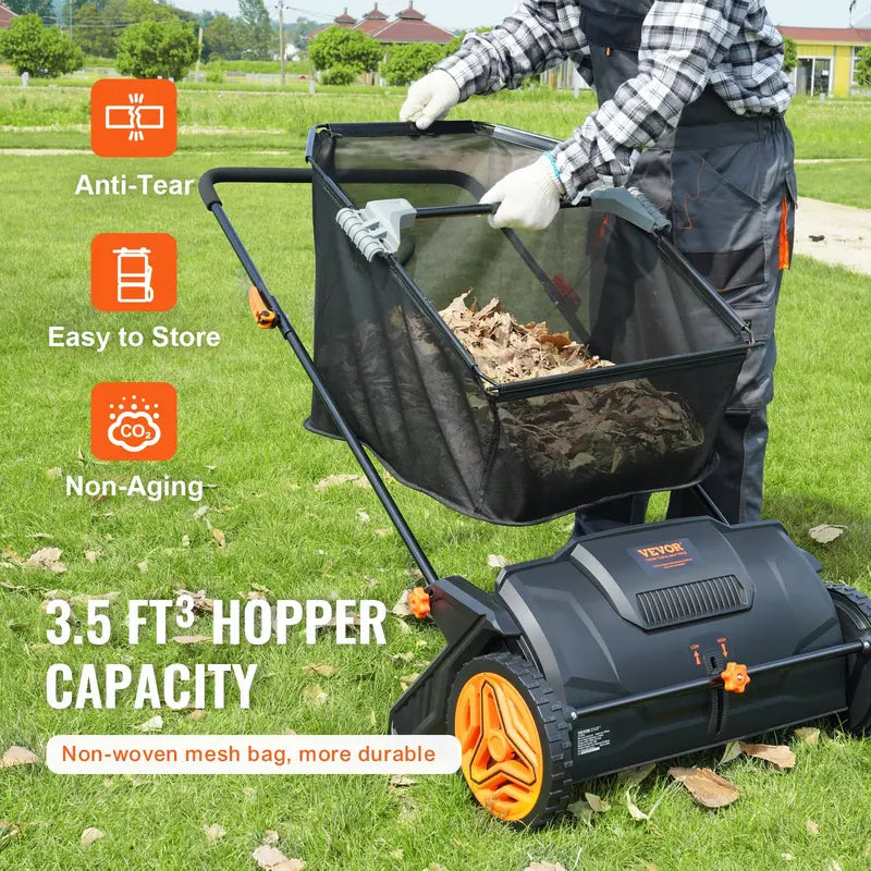 VEVOR push lawn sweeper — product image 4