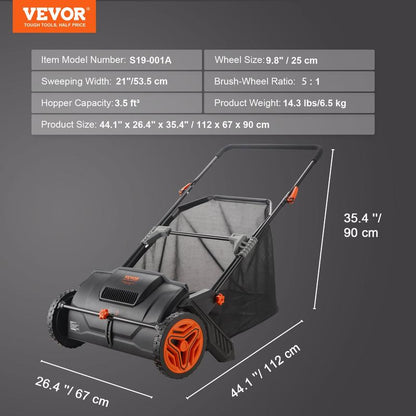 VEVOR Hand Push - 21 inch