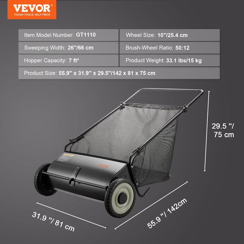 VEVOR Hand Push - 26 inch
